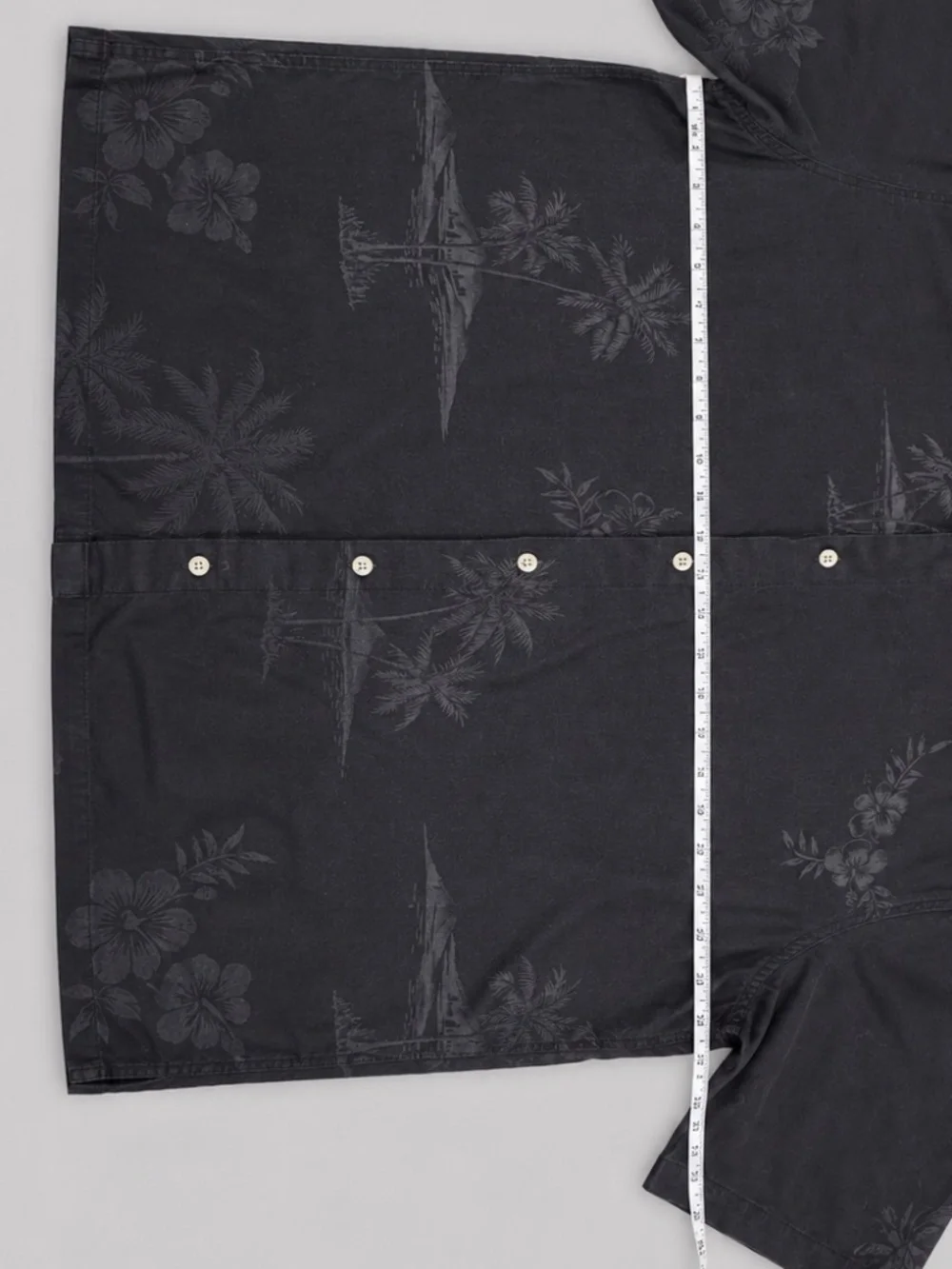 Mens Croft & Barrow Button Down Short Sleeve Tropical Shirt XL